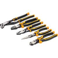 PITBULL Cushion Grip Pliers Set in Foam Storage Tray, 5 Pieces Pathway Supply LP