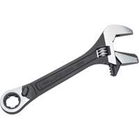 11-Piece Pass-Thru X6 Adjustable Wrench & Spline Socket Set, 13" L, 2-27/50" Max Width, Black Phosphate Pathway Supply LP