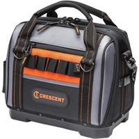 14" Tradesman Closed Top Tool Bag, Polyester, 32 Pockets, Black/Grey Pathway Supply LP