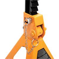 Ratcheting Jack Stand, Locking Pin, 6 tons Capacity, 15-3/4" - 24-1/2" H Pathway Supply LP