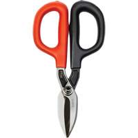Cisaille de ferblantier droite, Longueur de coupe de 1-31/50", Coupe Droit Pathway Supply LP