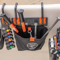 Bucket Work CentreS-Hook Hardware Pouch Module, Nylon, 1 Pockets, Black/Orange Pathway Supply LP