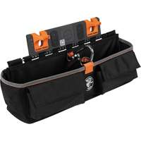Bucket Work CentreS-Hook Large Pouch Module, Nylon, 3 Pockets, Black/Orange Pathway Supply LP