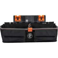 Bucket Work CentreS-Hook Large Pouch Module, Nylon, 3 Pockets, Black/Orange Pathway Supply LP