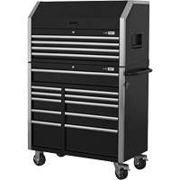 HDCC-4115 HD Series Toolbox Combo, 21-1/2" D x 44-1/5" W x 63-3/10" H, Black Pathway Supply LP