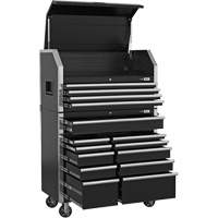 HDCC-4115 HD Series Toolbox Combo, 21-1/2" D x 44-1/5" W x 63-3/10" H, Black Pathway Supply LP