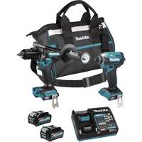 XGT Brushless 2-Tool Combo Kit, Lithium-Ion, 40 V Pathway Supply LP
