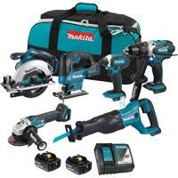 LXT 6-Tool Combo Kit, Lithium-Ion, 18 V Pathway Supply LP