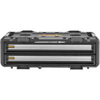 Bloc &agrave; 2 tiroirs TOUGHSYSTEM 2.0 DXL, 30" x 21-13/20" x 10", Noir/Jaune Pathway Supply LP
