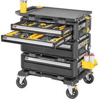 Poste de travail modulaire 5-en-1 TOUGHSYSTEM 2.0 DXL, 34" x 25-4/5" x 39", Noir/Jaune Pathway Supply LP