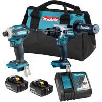 LXT Brushless 2 Tool Combo Kit, Lithium-Ion, 18 V Pathway Supply LP