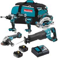 18V LXT Brushless 5 Tool Combo Kit, Lithium-Ion, 18 V Pathway Supply LP