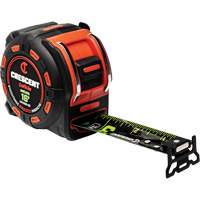 Shockforce NITE EYE Magnetic Tape Measure, 1-1/4" x 16', SAE Graduations Pathway Supply LP