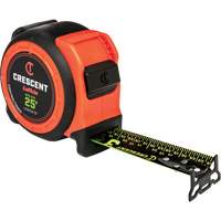  CONTROLTOUCH NITE EYE Tape Measure, 1-3/16" x 25', SAE Graduations Pathway Supply LP