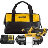 XR&reg; Mid-Size Bandsaw with 5 Ah Battery Kit, 20 V, 3-3/8" Capacity Pathway Supply LP
