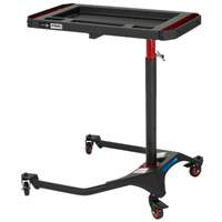 JUHT-100A Adjustable-Height Under-Hood ABS Tool Tray, 0 Drawers, 18-7/10" L x 31-17/20" W x 48-2/5" H, Black Pathway Supply LP