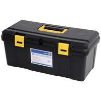 JPTB-22 Plastic Hand Tool Box, 22" W x 10-1/4" D x 9-1/2" H, Black Pathway Supply LP
