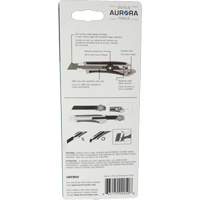 Couteau professionnel de 18 mm, Acier inoxydable, Robuste, Prise en Caoutchouc Pathway Supply LP