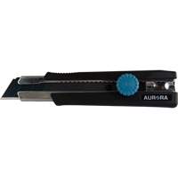 Couteau r&eacute;tractable de 25 mm, Acier inoxydable, Robuste, Prise en Caoutchouc Pathway Supply LP