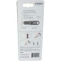 Couteau de s&eacute;curit&eacute; r&eacute;tractable standard, Acier inoxydable, Prise en Caoutchouc Pathway Supply LP