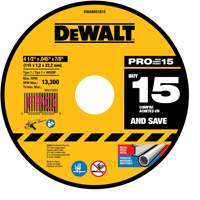 Metal Cutting Wheel for Angle Grinders, 4-1/2" x 0.045", 7/8" Arbor, Type 1, Aluminum Oxide Pathway Supply LP