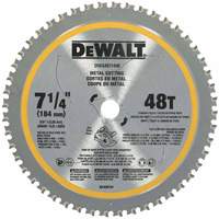 Lame de scie circulaire, 7-1/4", 48 dents, Pour M&eacute;tal Pathway Supply LP