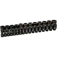 6 Point SAE Socket Set, 29 Pcs, Impact, 3/4" Drive Size, Deep Pathway Supply LP