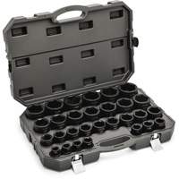 6 Point SAE Socket Set, 29 Pcs, Impact, 3/4" Drive Size Pathway Supply LP
