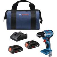 Trousse perceuse-visseuse compacte sans balais, Lithium-ion, 18 V, Mandrin 1/2", Couple 400 lb-po Pathway Supply LP