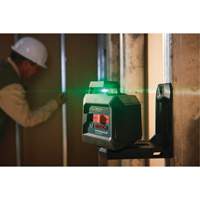 Green-Beam Self-Leveling 360° Cross-Line Laser Pathway Supply LP