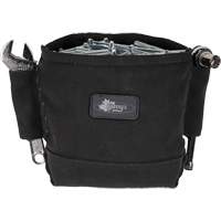 Phantom Collection Nut & Bolt Bag with 2 Sleeves, Canvas, 3 Pockets, Black Pathway Supply LP