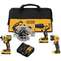 Ensemble quatre outils sans fil et sans balai MAX* (2.0Ah), 20 V Pathway Supply LP