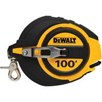 Closed Case Long Tape Measure, 100', Imperial Graduations Pathway Supply LP