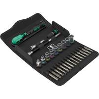Jeu de cl&eacute; &agrave; cliquet SA 15 Zyklop Comfort avec levier dinversion, 28 Mcx, Prise de 1/4" Pathway Supply LP