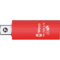 Adaptateur isol&eacute; VDE A/B, Prise 1/4", Douille 3/8", 2,78" lo, Sph&eacute;rique Pathway Supply LP