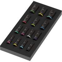 Insert en mousse pour jeu de douilles profondes Impaktor 1 Zyklop B, 15 Mcx, Chocs, Prise de 3/8", Profond Pathway Supply LP