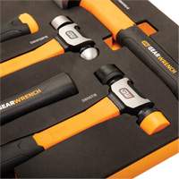 Mixed Hammer Set in Foam Storage Tray, 5 Pieces Pathway Supply LP