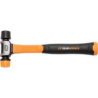 Soft Face Hammer, 16 oz. Head Weight, Plain Face, Solid Steel Handle, 12-1/4" L Pathway Supply LP