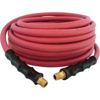 MAXPRO Rubber Hose, Air/Water, EPDM Rubber/Polyester, 3/8" dia. x 50', 300 psi, 1/4 NPT Pathway Supply LP