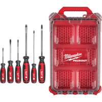 Ensemble de tournevis &agrave; prise coussin&eacute;e avec organisateur compact &agrave; profil bas PACKOUT, 6 m Pathway Supply LP