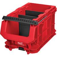 PACKOUT Compact Crate, 15-1/2" x 9-1/2" x 8-3/4", Black/Red Pathway Supply LP