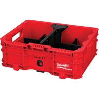 PACKOUT Low-Profile Crate, 15" x 18-5/8" x 6-5/8", Black/Red Pathway Supply LP