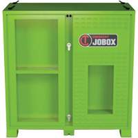 Ventilated Onsite PPE Storage Cabinet, Steel, High-Visibility Lime Green Pathway Supply LP