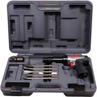 Heavy-Duty Air Hammer with Chisels, 21.8 CFM, 1/4" NPT, 2600 BPM, 3/4" x 3-3/4" (0.0mm x 0.0mm) Pathway Supply LP