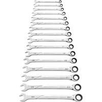 120XP Universal Spline XL Wrench Set, Ratcheting Combination, 16 Pieces, Metric Pathway Supply LP