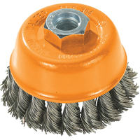 Brosse-boisseau, 3" dia. x 5/8"-11 arbre Pathway Supply LP