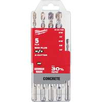 Jeu de forets pour marteau perforateur M/2 SDS-Plus, 5 morceaux, Carbure Pathway Supply LP