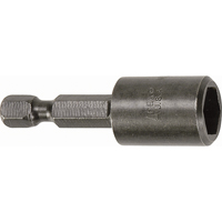 Nutsetter For SAE Sheet Metal Screws, 1/4" Tip, 1/4" Drive, 1-3/4" L, Magnetic Pathway Supply LP