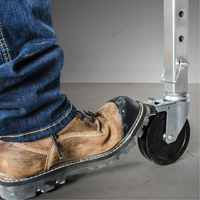 Mobile Work Scaffolding - Maxi Square Scaffolding, Aluminum Frame, 74" D x 75" H Pathway Supply LP