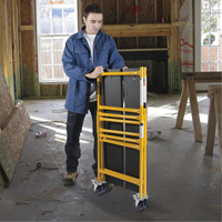 Jobsite Series 4' Basic Mini Scaffold Kit, Steel Frame, 41" D x 45-3/4" H Pathway Supply LP
